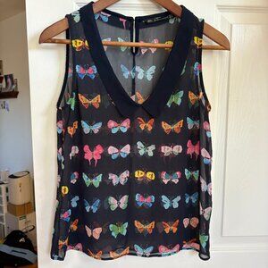 Women's Zara Trafaluc Collection Butterfly Tank Top
